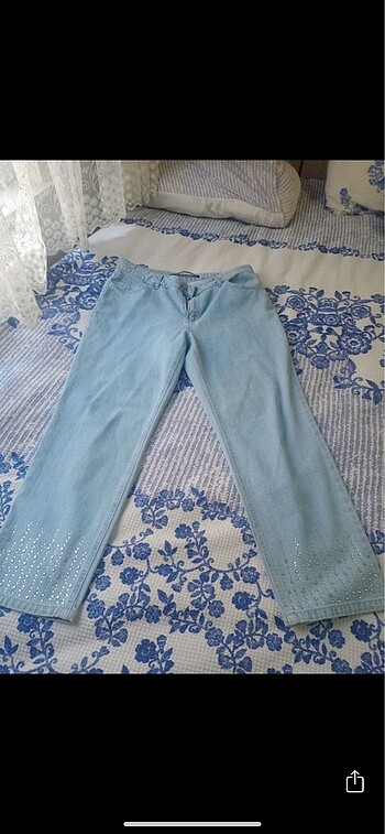 Kot pantolon taşlı pantolon