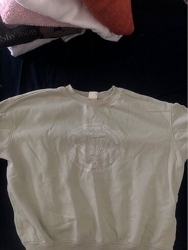 Hm mint yeşili sweat