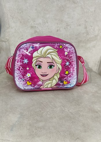 Pembe Elsa Çocuk Okul Çantası Seti - Görsel 6