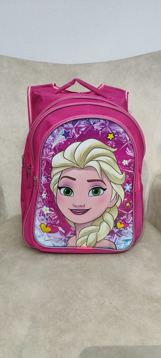 Pembe Elsa Çocuk Okul Çantası Seti - Görsel 2