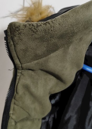 Kürklü Koyu Kahverengi Kadın Kışlık Mont - Görsel 7