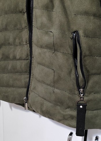 Kürklü Koyu Kahverengi Kadın Kışlık Mont - Görsel 4