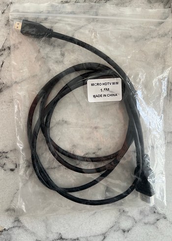 Siyah HDMI Uzatma Kablosu ekran yansıtma - Görsel 5