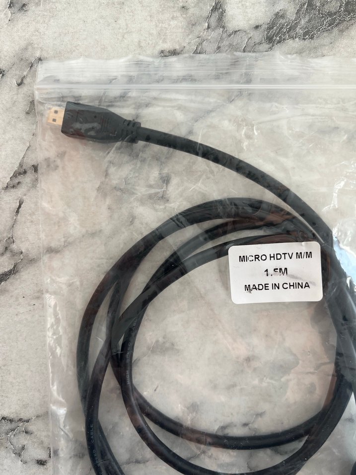 Siyah HDMI Uzatma Kablosu ekran yansıtma - Görsel 3