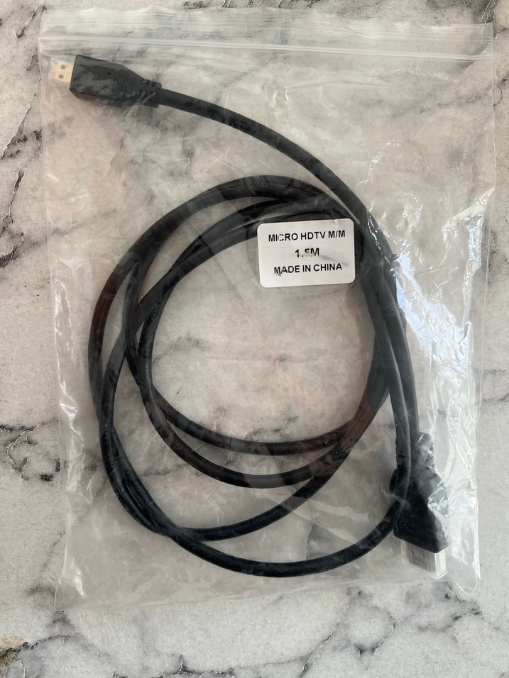 Siyah HDMI Uzatma Kablosu ekran yansıtma - Görsel 5