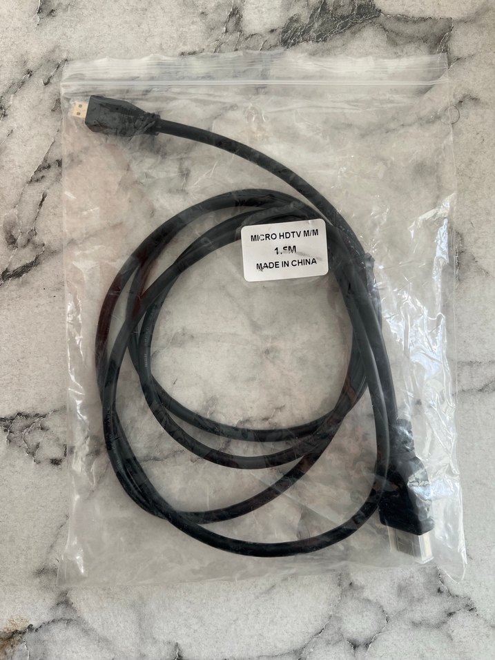 Siyah HDMI Uzatma Kablosu ekran yansıtma - Görsel 2