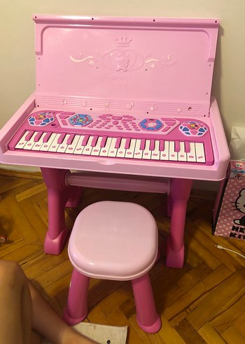 Pembe Çocuk Müzik Oyuncağı Piyano