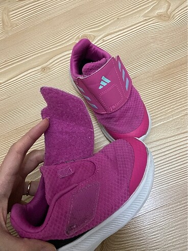 25 Beden pembe Renk Kız çocuk Adidas spor ayakkabı