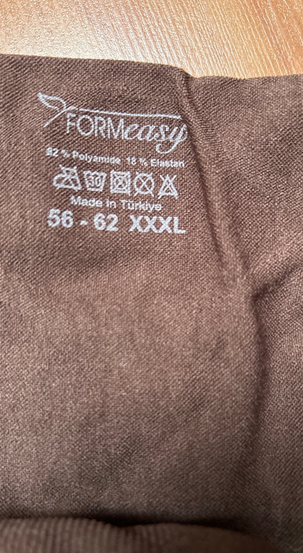 Kahverengi Kadın Tayt, Esnek ve Midi Boy - Görsel 3
