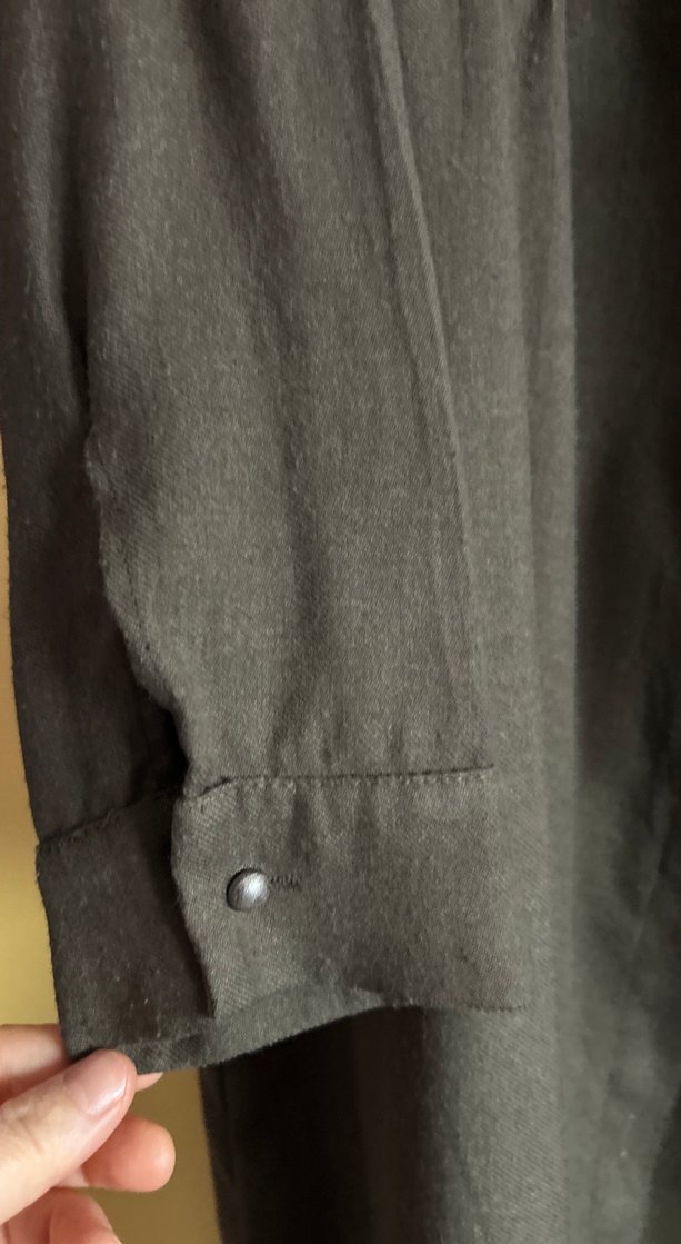 Kemerli Kadın Haki Süet Tunik - Görsel 4