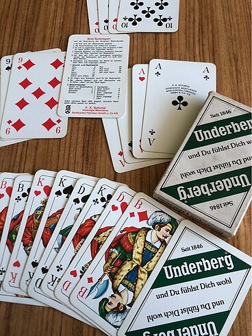 Underberg iskambil kağıdı