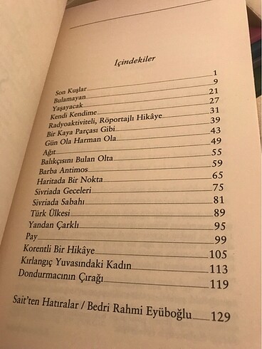  Beden Renk Son Kuşlar Öykü Kitabı