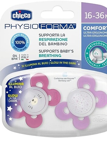 Chicco 3 numara damaklı emzik