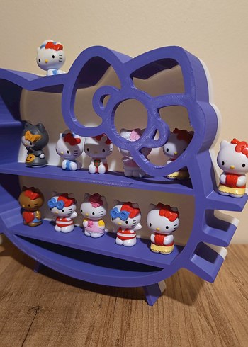 Beden Hello Kitty Tasarımlı dekoratif raf