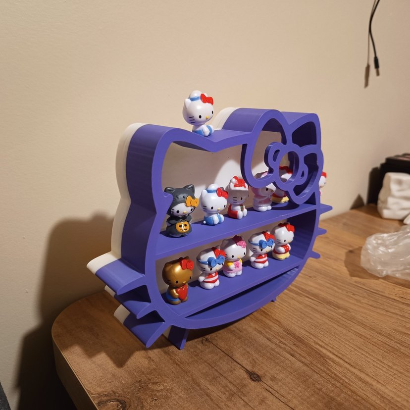 Hello Kitty Tasarımlı dekoratif raf - Görsel 4