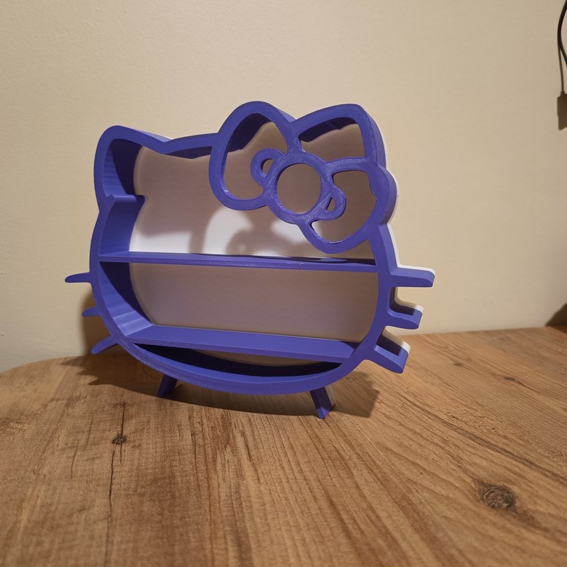 Hello Kitty Tasarımlı dekoratif raf - Görsel 2