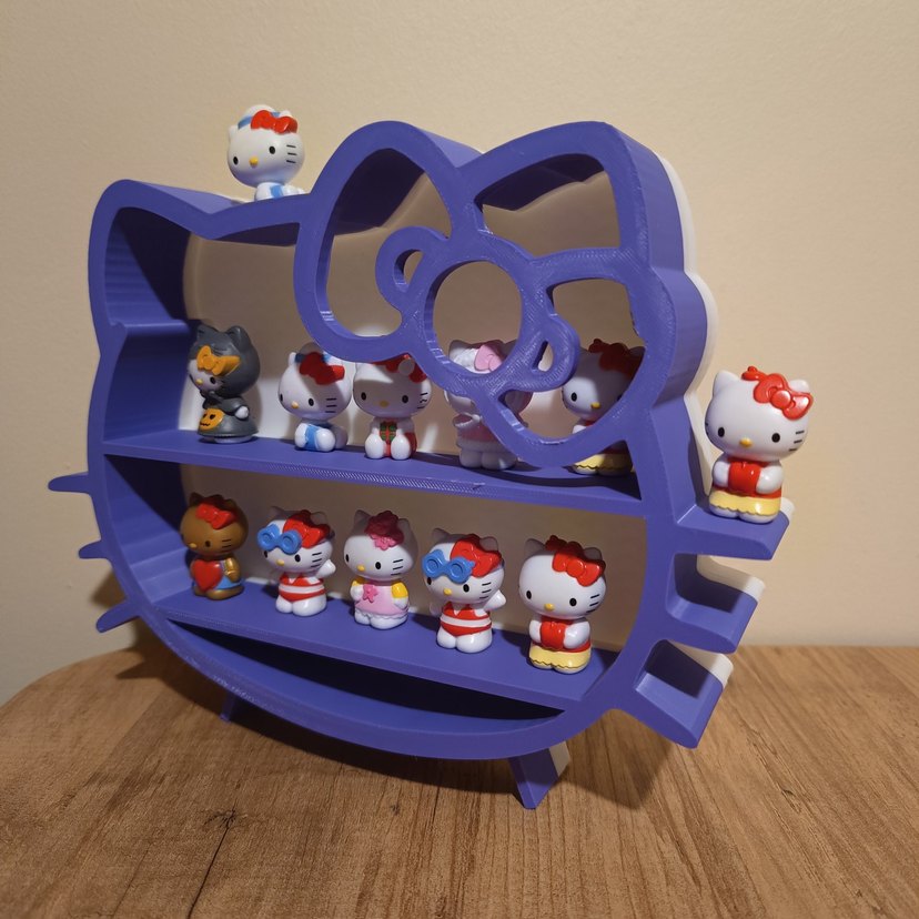 Hello Kitty Tasarımlı dekoratif raf - Görsel 3