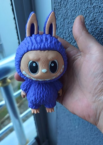 Pastel Mor labubu 3d baskı figür