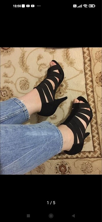 Deichmann Siyah topuklu ayakkabı