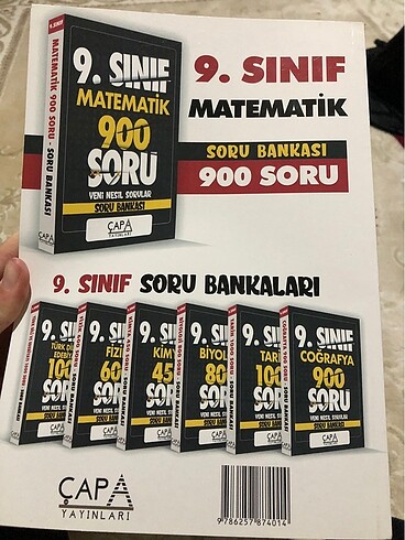  Çapa yayınları 9.sınıf matematik