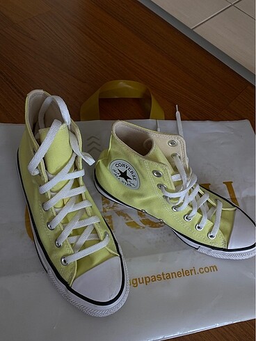 38 Beden Converse neon sarı