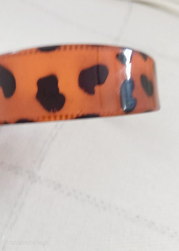  Beden kahverengi Renk Kahverengi Leopar Desenli Kadın Saç Aksesuarı