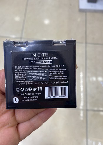 Note Flawless Göz Farı Paleti - Görsel 2