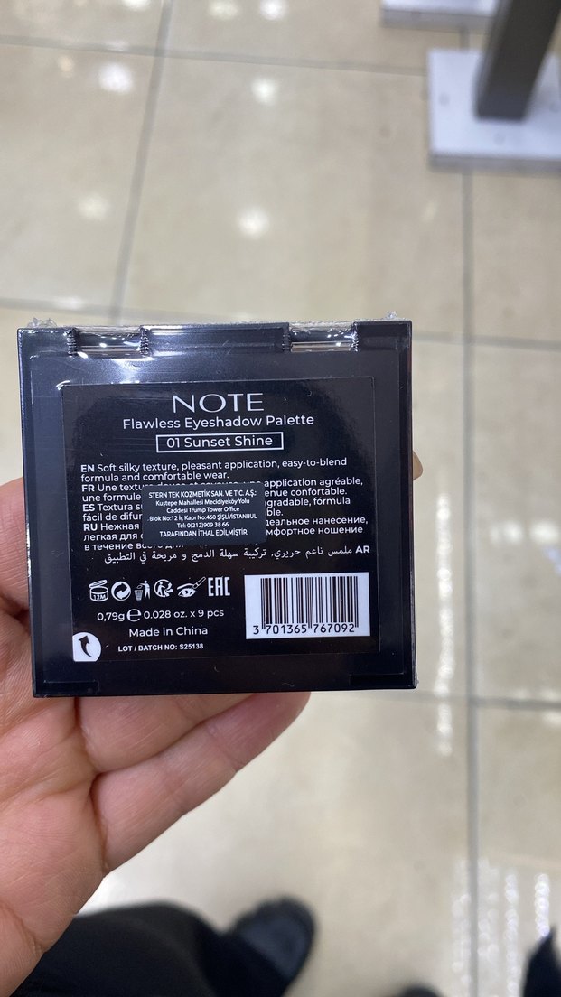Note Flawless Göz Farı Paleti - Görsel 2