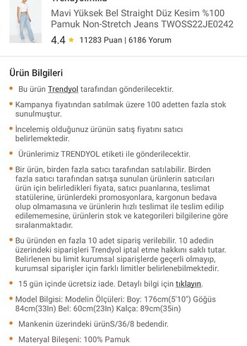 Trendyolmilla jean - Görsel 3