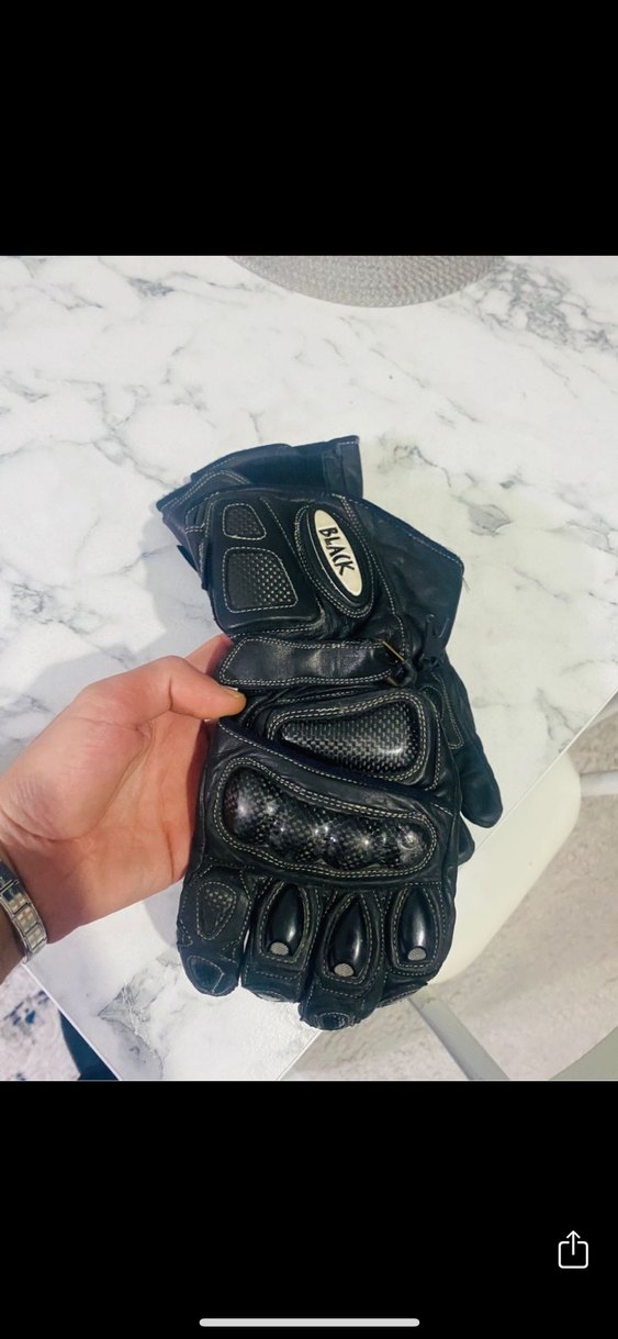 KARBONFİBER KORUMALI MOTOSİKLET ELDİVENİ - Görsel 2