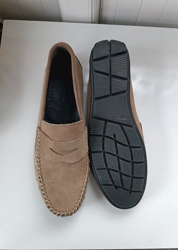 Bej Süet Erkek Loafer Ayakkabı - Görsel 5
