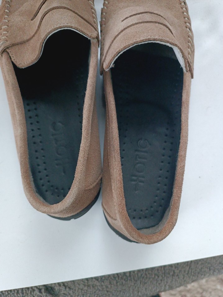 Bej Süet Erkek Loafer Ayakkabı - Görsel 3