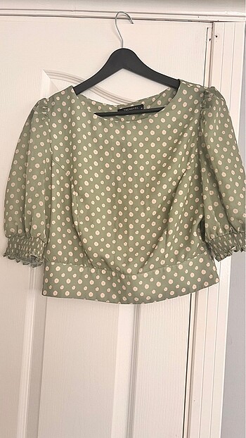 Kadın Crop Bluz - S