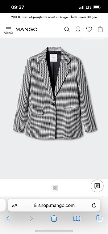 Mango Blazer ceket