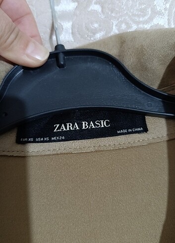 xs Beden camel Renk Zara süet Trenç 