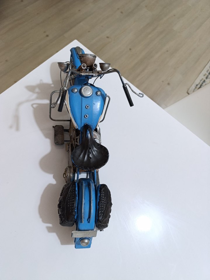 Retro el yapımı motorsiklet - Görsel 4