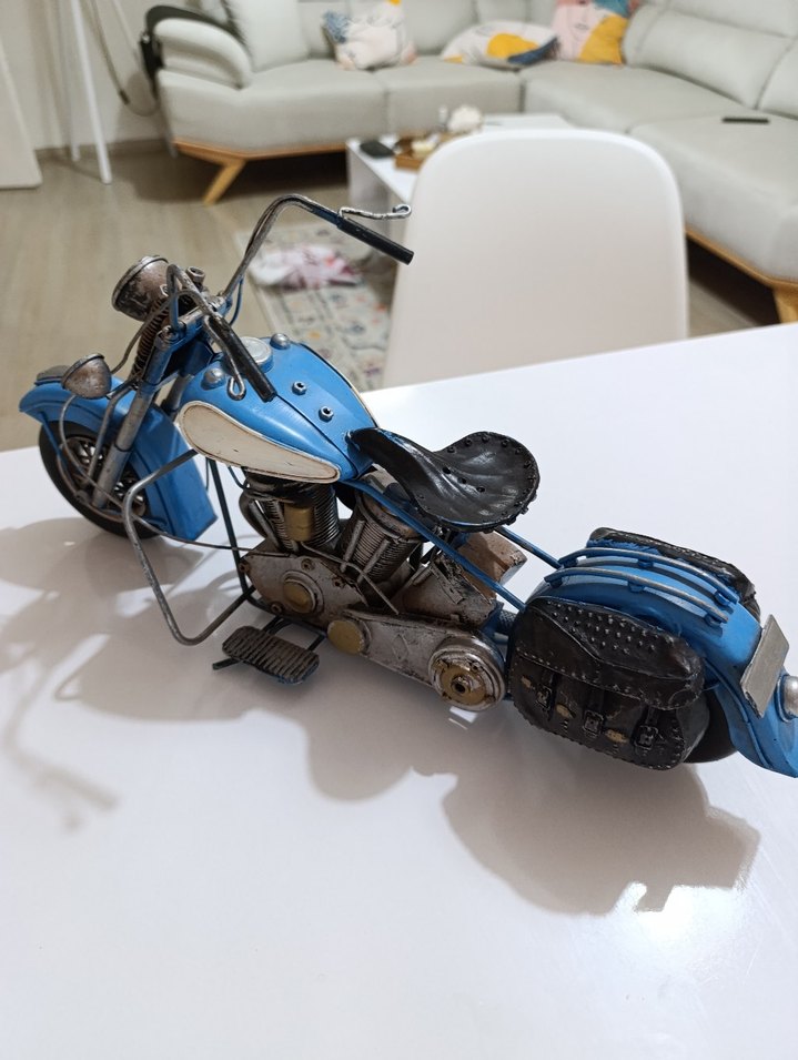 Retro el yapımı motorsiklet - Görsel 5