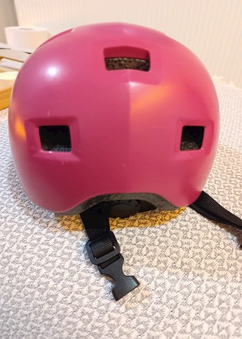 Pembe Decathlon Oxelo kask - Görsel 2