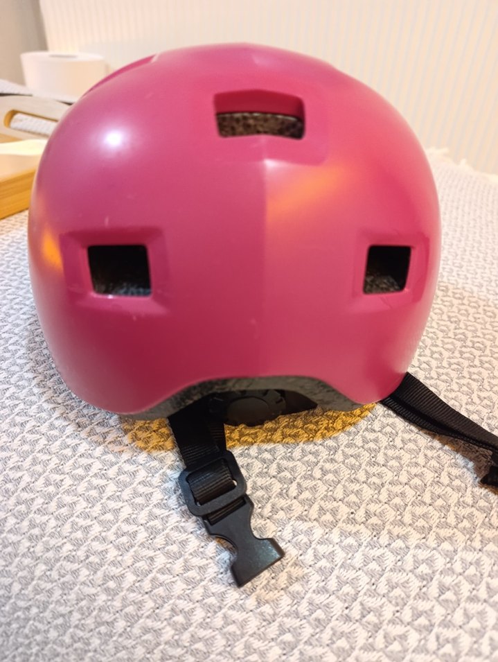Pembe Decathlon Oxelo kask - Görsel 2