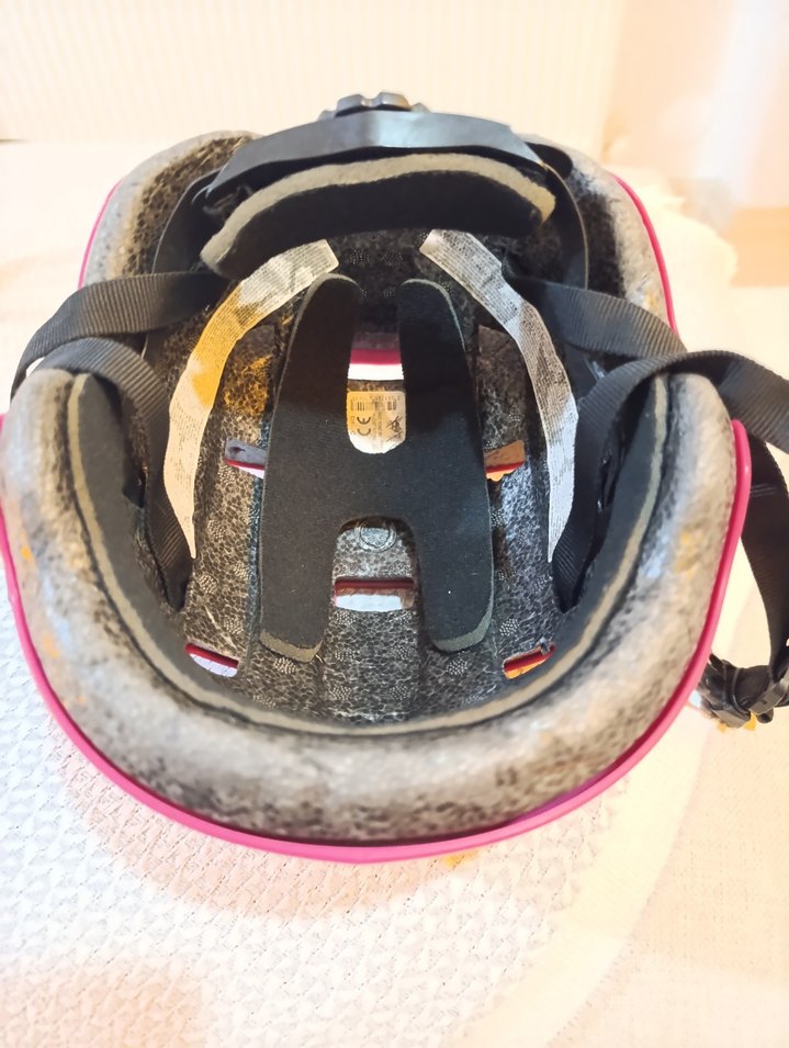 Pembe Decathlon Oxelo kask - Görsel 4