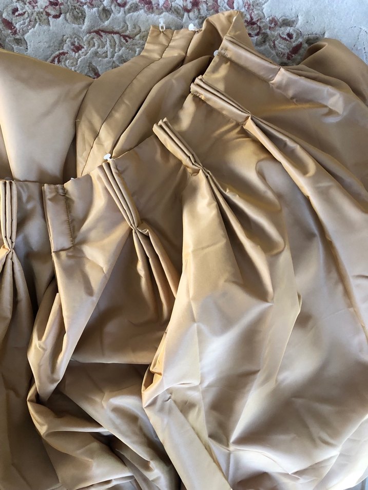 Parlak Bej Düz Konvansiyonel Perde - Görsel 5