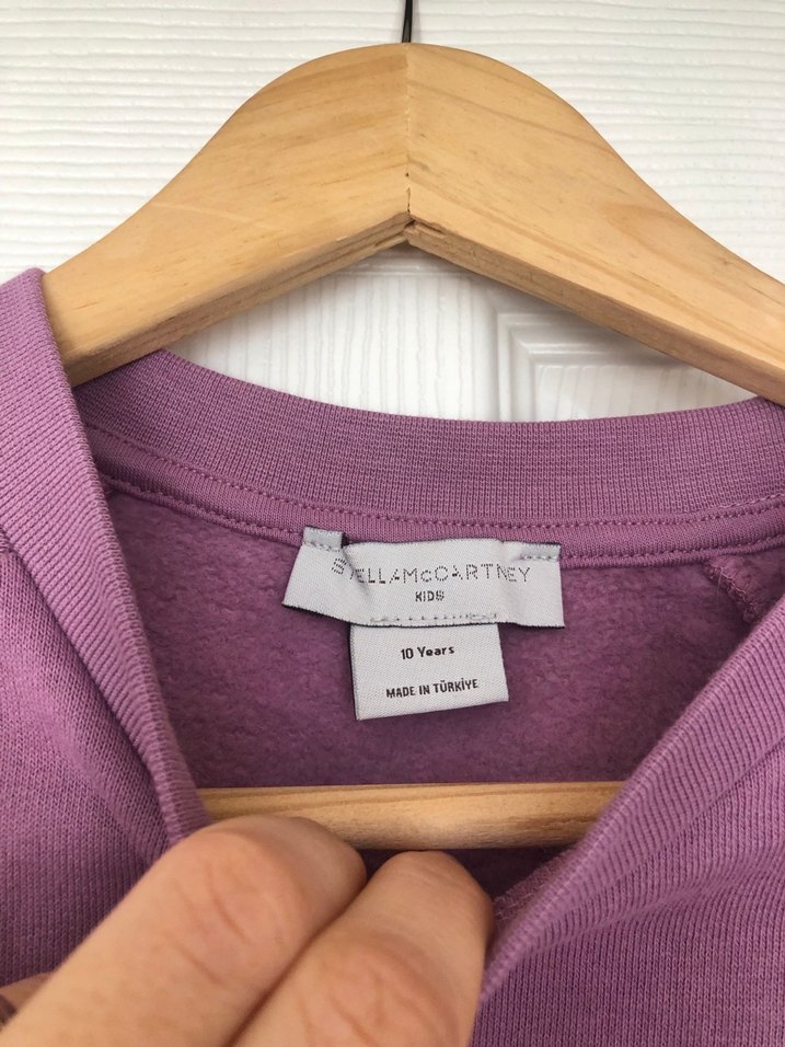 Pembe Uzun Kollu Baskılı Kız Sweatshirt — görsel 4/7