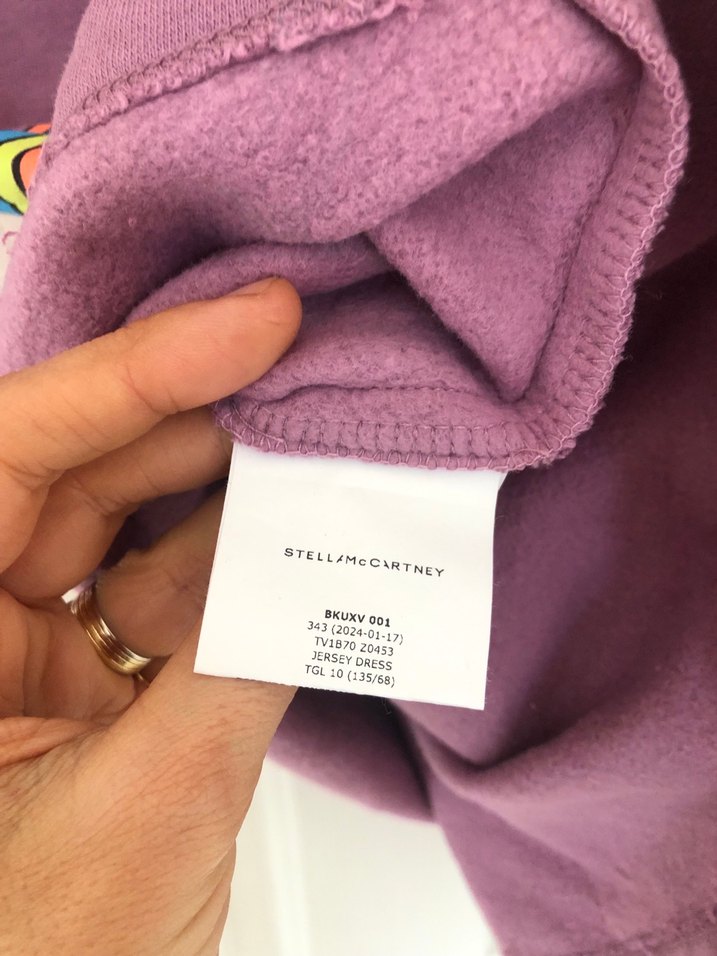 Pembe Uzun Kollu Baskılı Kız Sweatshirt — görsel 6/7