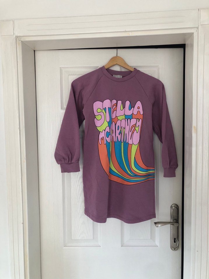 Pembe Uzun Kollu Baskılı Kız Sweatshirt — görsel 2/7