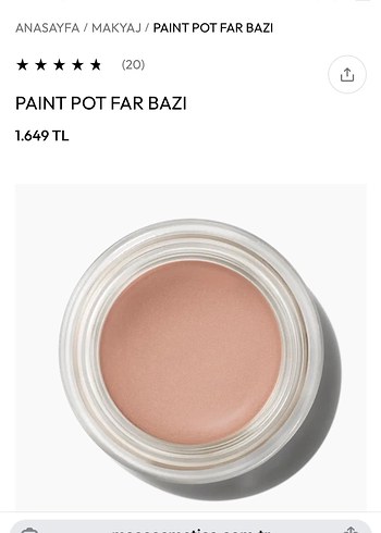 MAC Açık Bej Renkli far bazı - Görsel 2