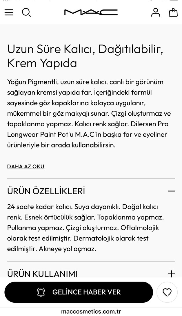 MAC Açık Bej Renkli far bazı - Görsel 3