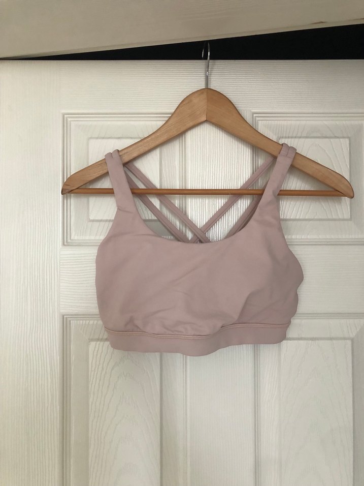 Lululemon Pembe V Yaka Strappy Spor Sütyeni - Görsel 4