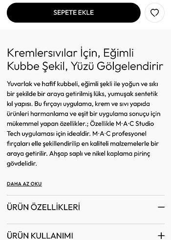 MAC Koyu Bej Makyaj Fırçası - Görsel 6