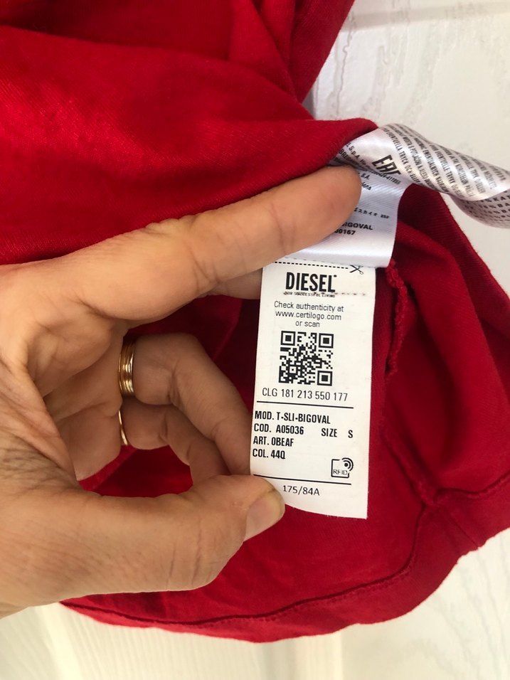 Kadın Kırmızı Kısa Kollu Baskılı Tişört - Görsel 4