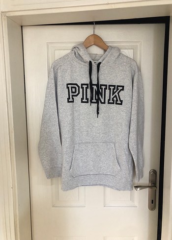 Gri Kapüşonlu Oversize Sweatshirt - Görsel 2